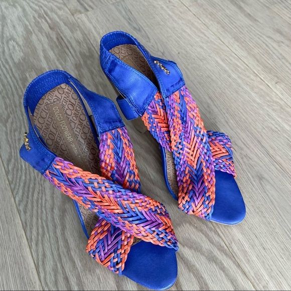 COLCCI summer leather heels - Picture 1 of 9